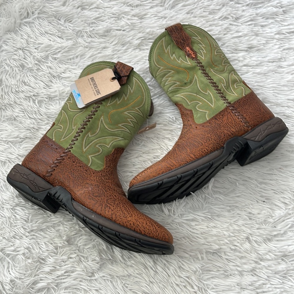 New Brothers & Sons High Hopes Lite Performance Western Boots Square Toe 10.5